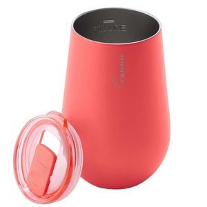 NWOT RABBIT 12oz. Double Wall Hot Cold Stainless Steel Wine Beverage Tumbler Mug